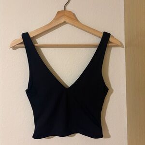 Aritzia Babaton Black Contour Smoothing Tank Top
